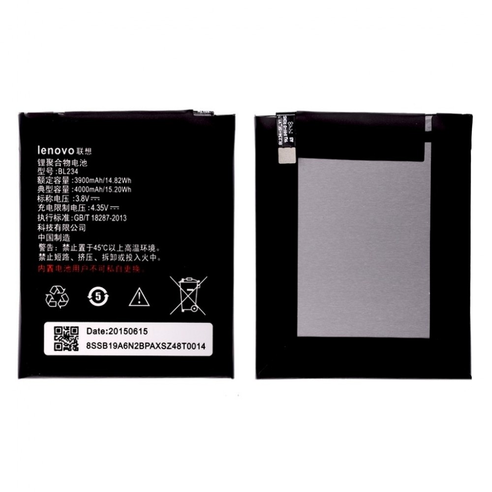 Lenovo Vibe P1M Batarya Pil