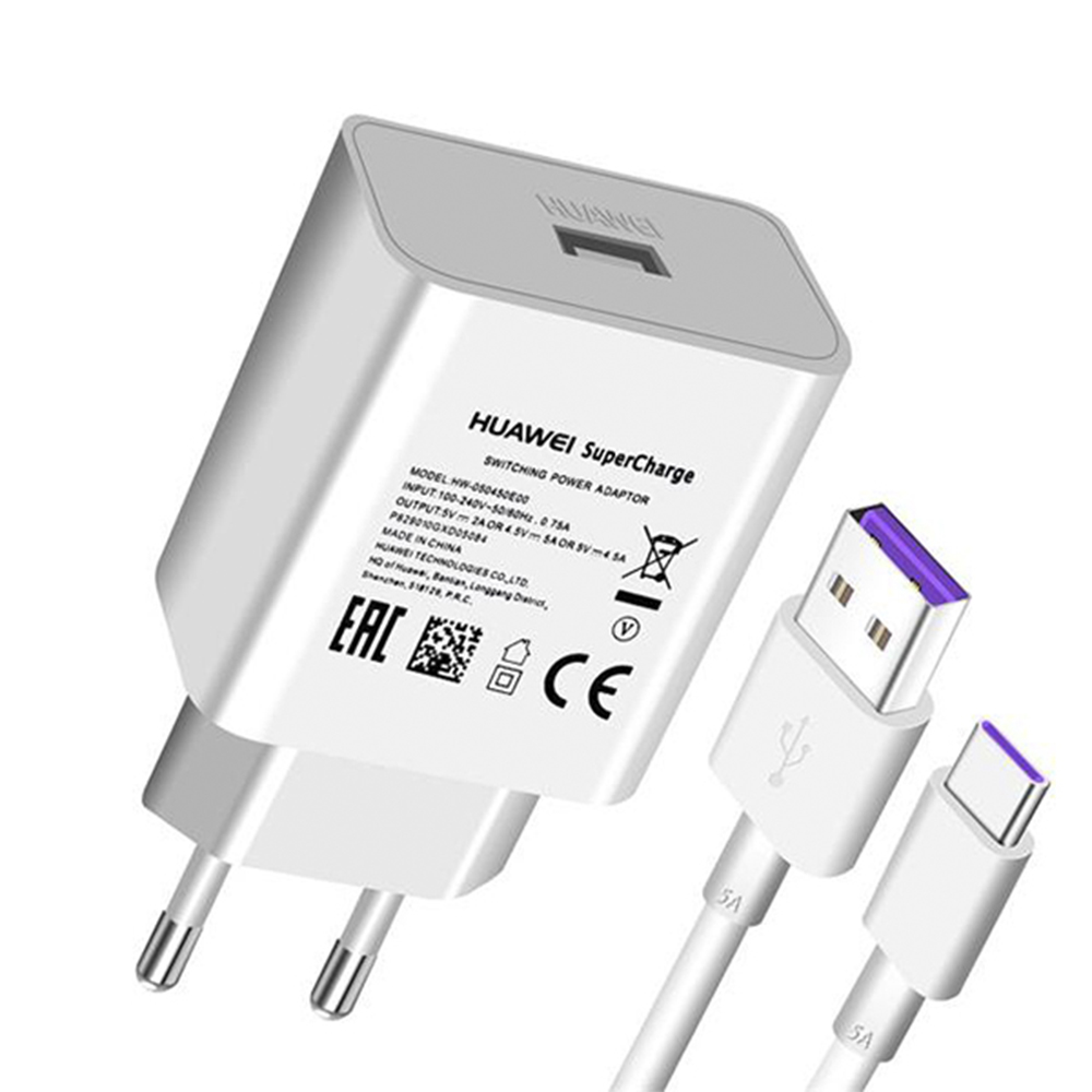 Huawei Mate 20 Pro Supercharge  Type-C Şarj Aleti + Data Kablosu