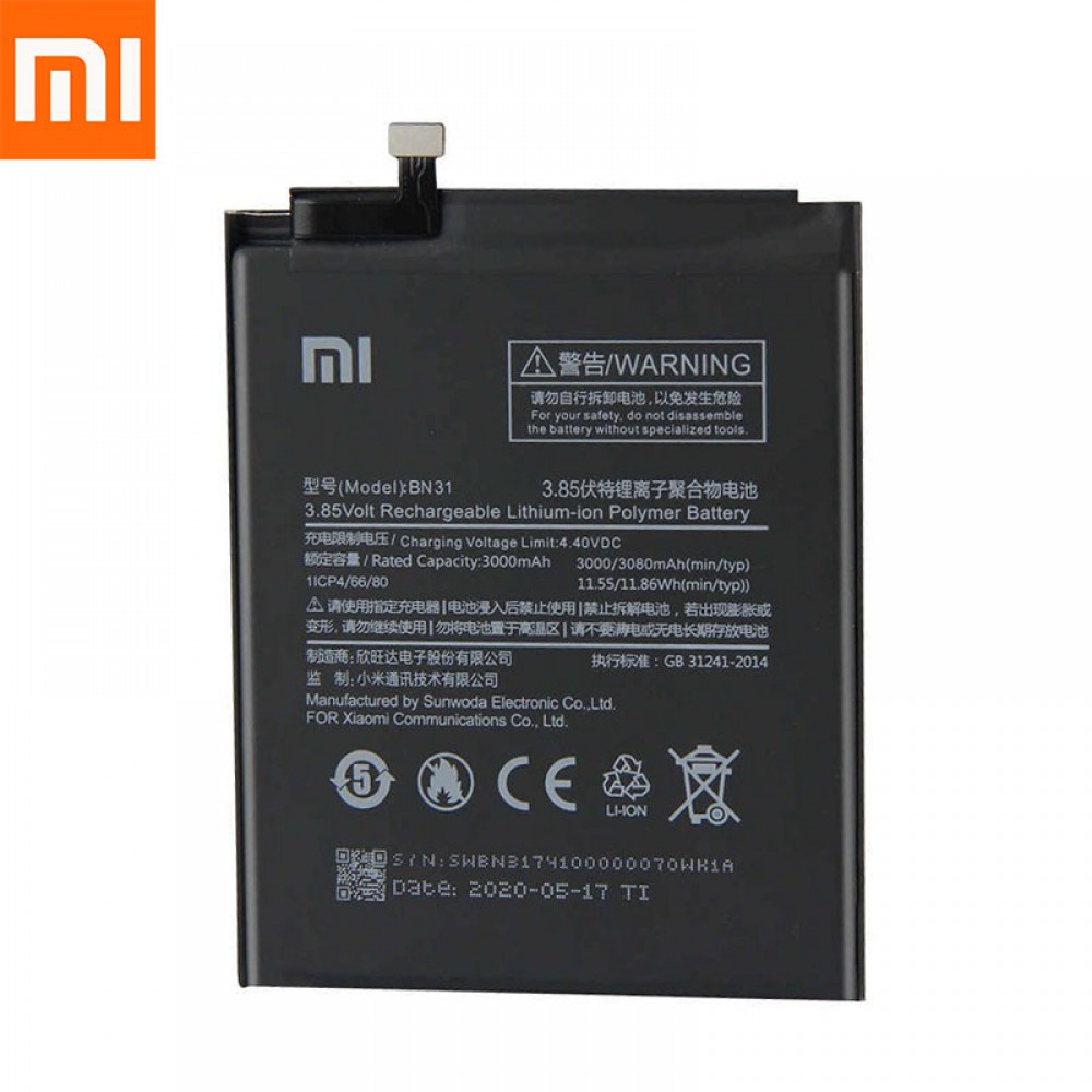 Xiaomi Mi A1 Orijinal Batarya