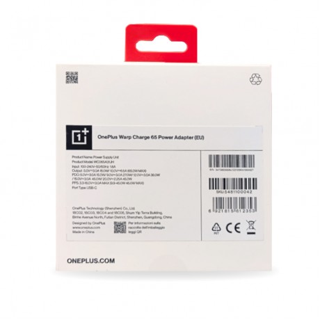 Oneplus 9 Warp USB-C to Type-C 65W Hızlı Şarj Adaptörü