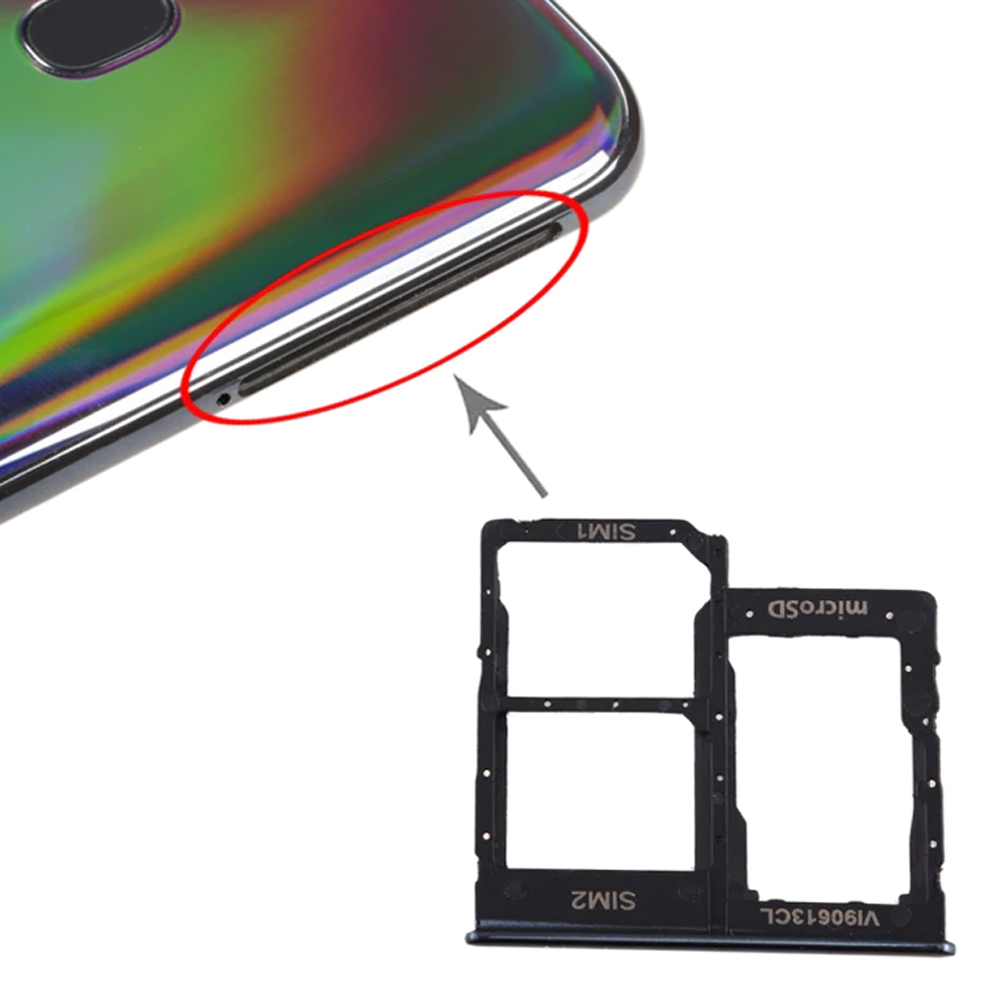 Samsung A40 Sim ve MMC Kart Tepsisi