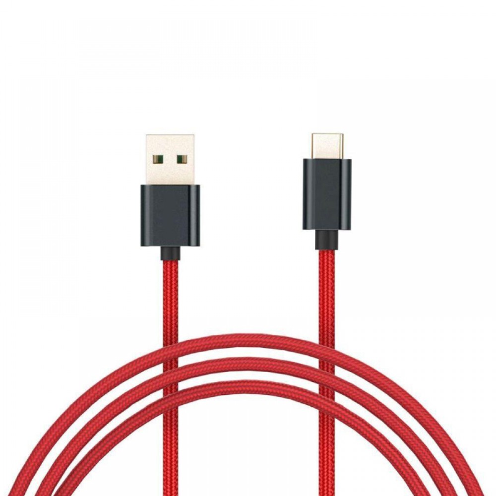 Xiaomi Type-C Örgülü Kırmızı Şarj Kablosu