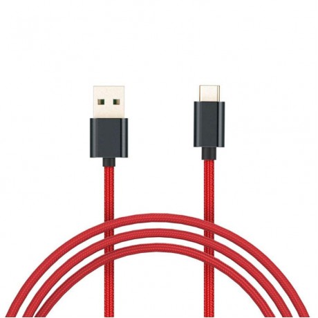 Xiaomi Type-C Örgülü Kırmızı Şarj Kablosu