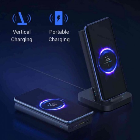 Xiaomi Kablosuz 2 in 1 10000mAh 30W Turbo Power Bank 